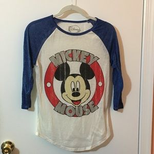 Mickey Mouse Disney Baseball Tee
